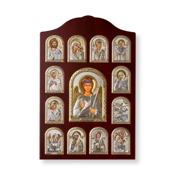 Ангел хранитель, иконостас, красное дерево 365х550