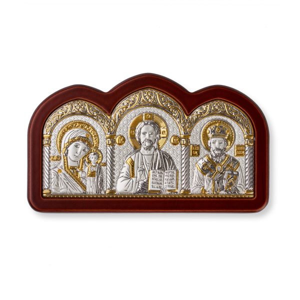 446da2c51d43aa2055a6ed602c125223.jpg Спаситель, Казанская БМ, Николай Чудотворец, триптих, 65х115