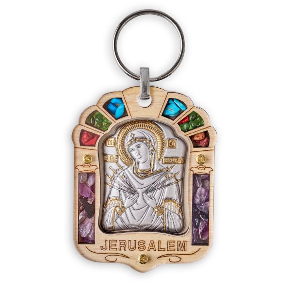 Благословение Семистрельная БМ, икона, 65x50