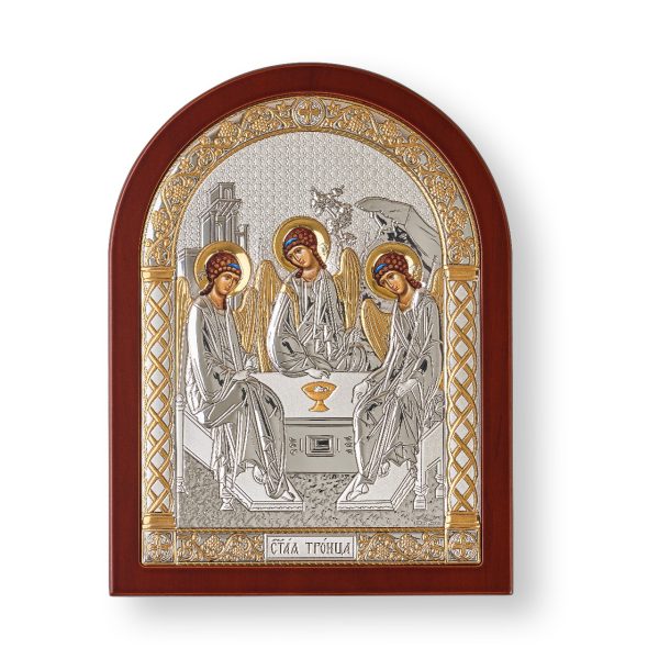9e10a3e8fe6ef326122d44d3be6fc2e1.jpg Св. Троица, икона арочная, красное дерево 150х200