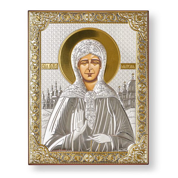 cf5dc1387c2a0a173e2914480fd56399.jpg Матрона, икона прямоугольная без рамки, красное дерево 150х200