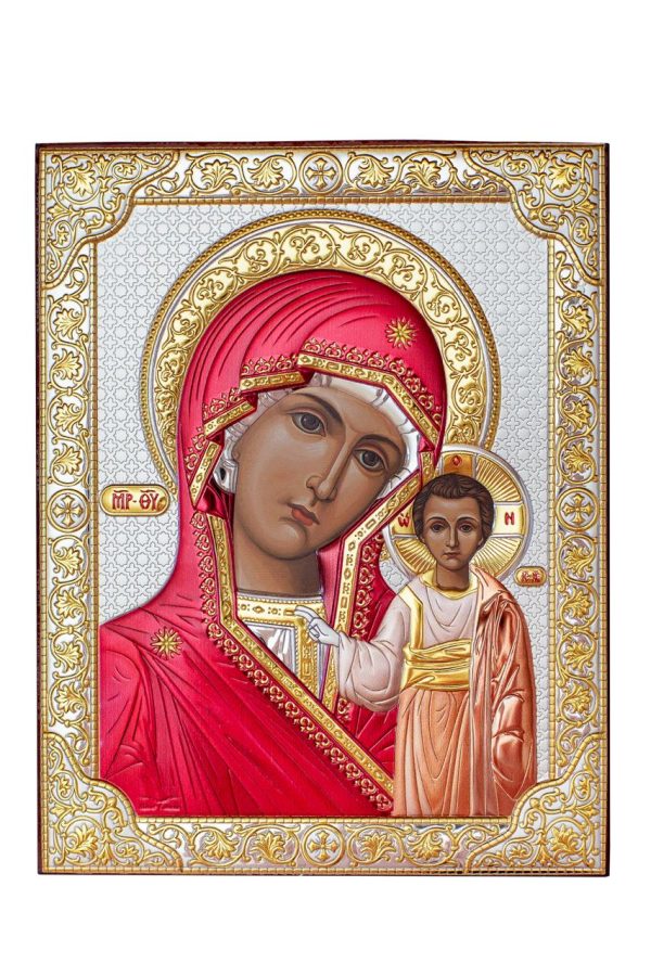 e54798a64b193271d8ac1d244d89f74f.jpg Казанская БМ, икона прямоугольная без рамки, красное дерево, эмаль 175х225